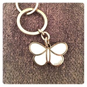 Coach Butterfly Keychain