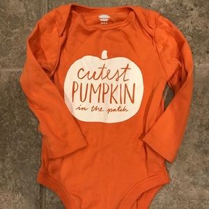Pumpkin onesie