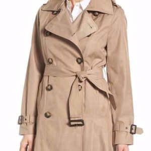 Michael Kors Tan Rain Coat