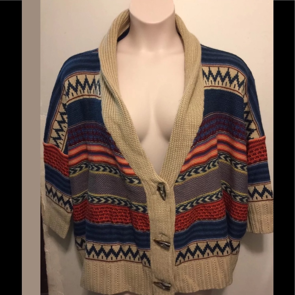 New LF Button Front Sweater.