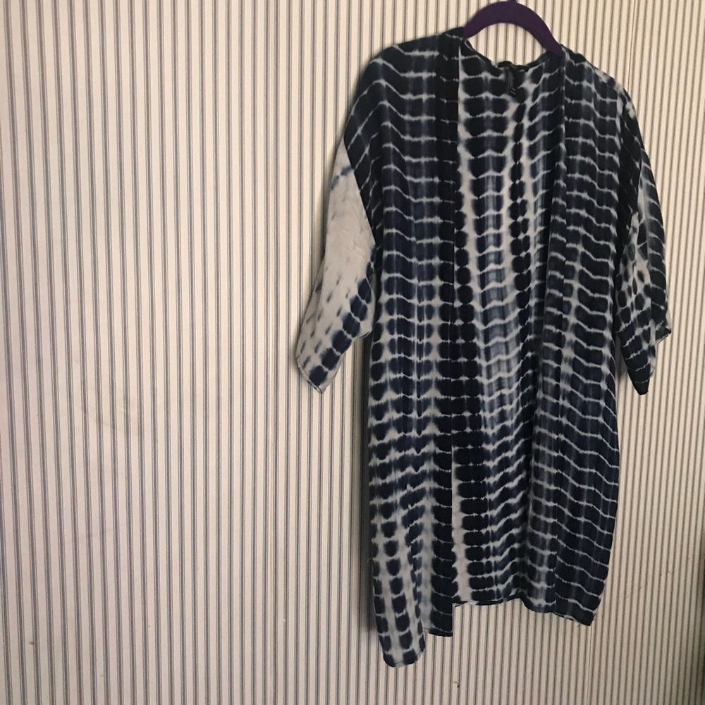 Tyedye print kimono