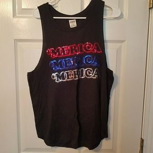 Victoria's Secret PINK MERICA Muscle Tank
