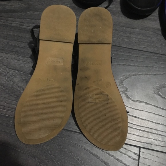 Black Strappy Sandals - Picture 2 of 2