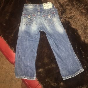Pair of toddler jeans