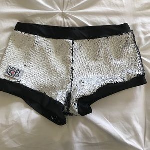 Derby kiss sequin color changing shorts