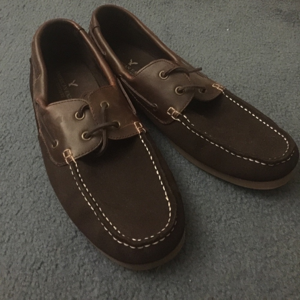 AEO Brown boat shoes