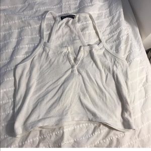 White cropped Brandy Melville tank top White cropped Brandy Melville tank top