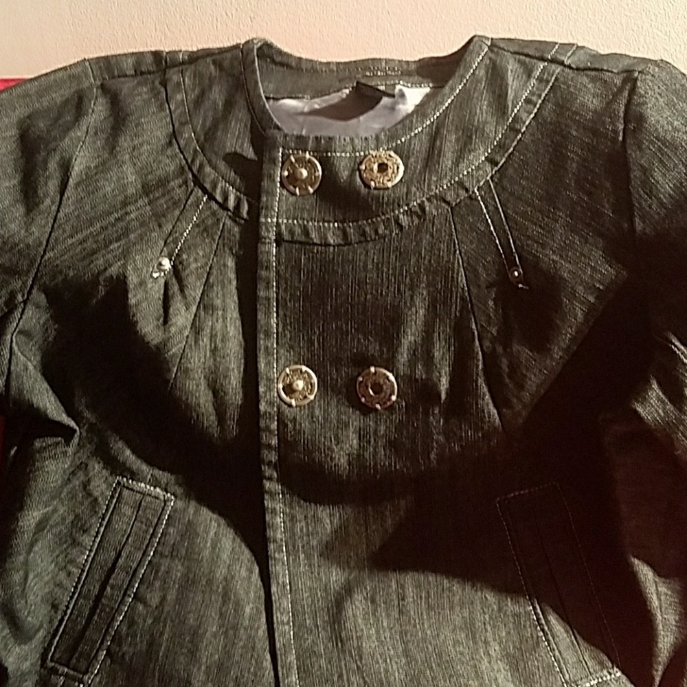 Ashley Stewart denim jacket