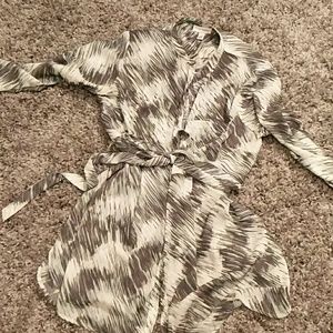 Maternity tie waist tunic