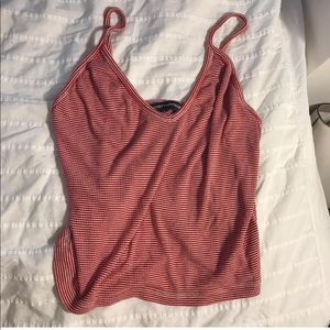 Brandy Melville red and white striped tank top Brandy Melville red and white striped tank top