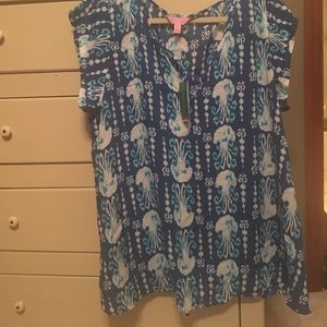 NWT Lilly Pulitzer Shelley top