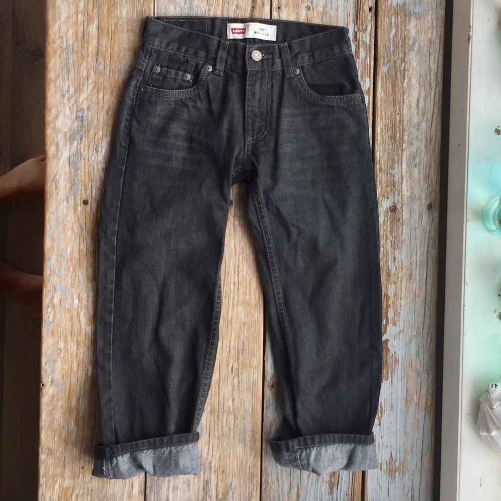 Levi's 505 Black Jeans