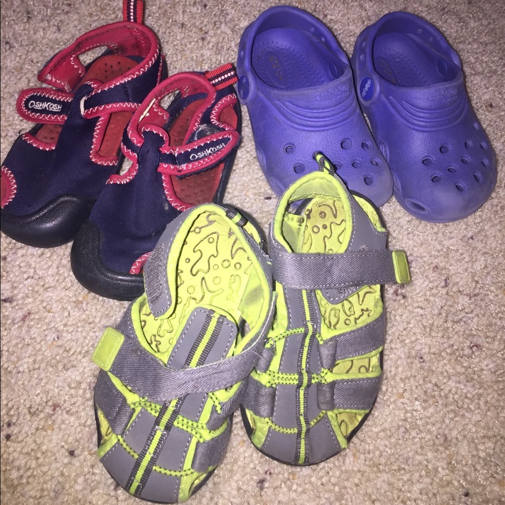 Boys shoes lot size 6/7, 7, & 8 toddler size