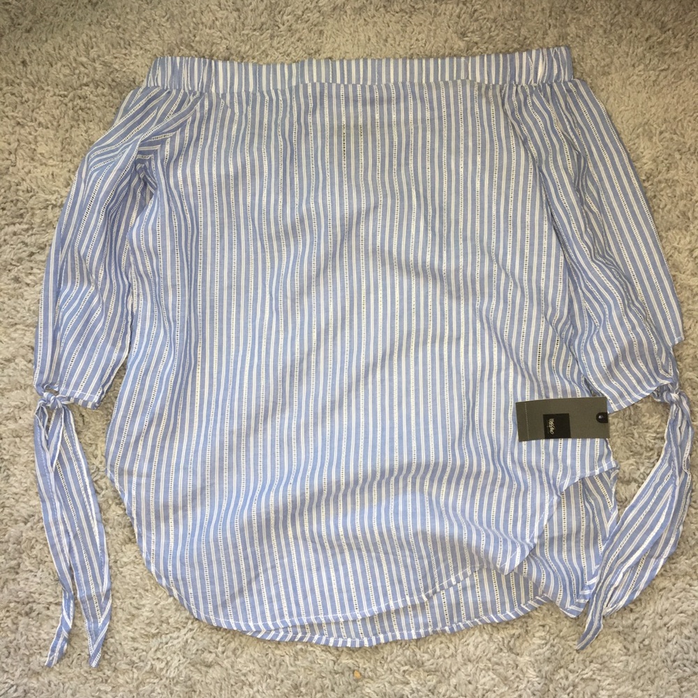 Mossimo Supply Co. - Striped Off the Shoulder Top