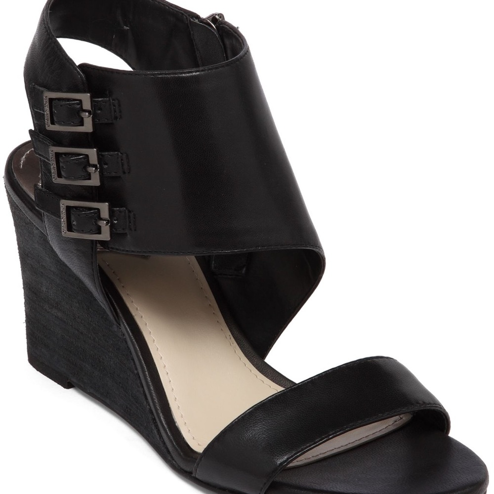 Vince Camuto Lyssia black wedge