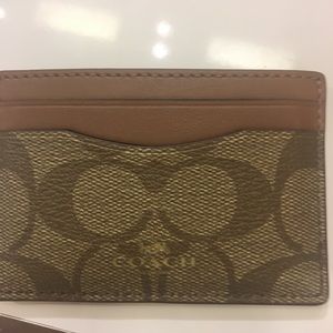 Coach card holder