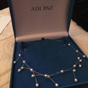 adi paz Jewelry - 14k gold pearl necklace designer adi paz Jewelry - 14k gold pearl necklace designer