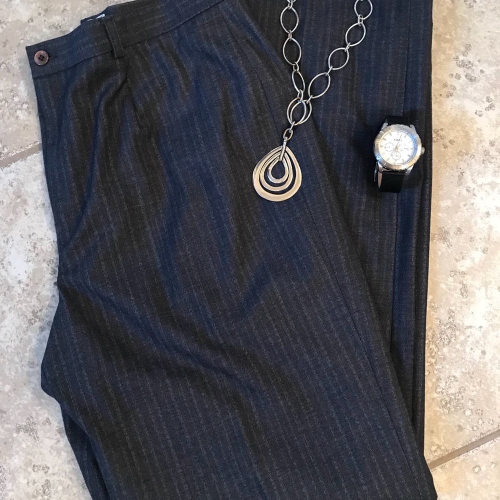 Gray slacks