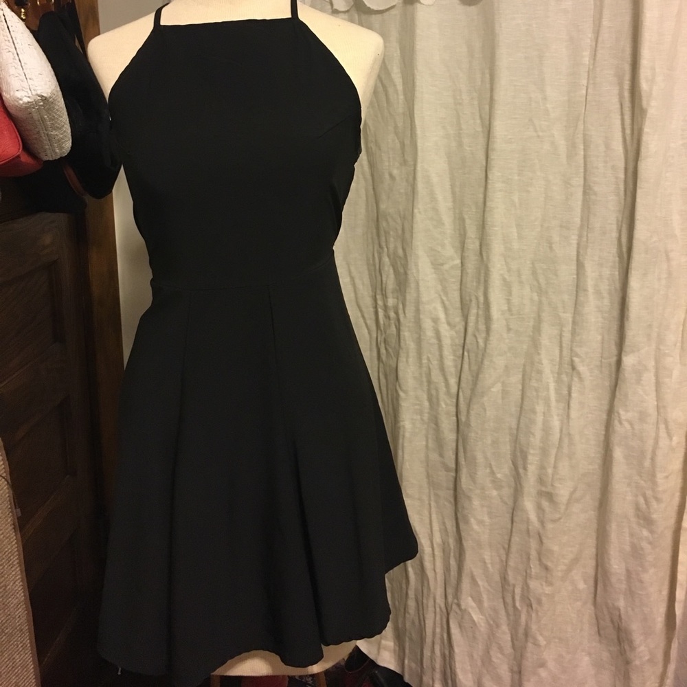 Black cross back Brandy Melville dress