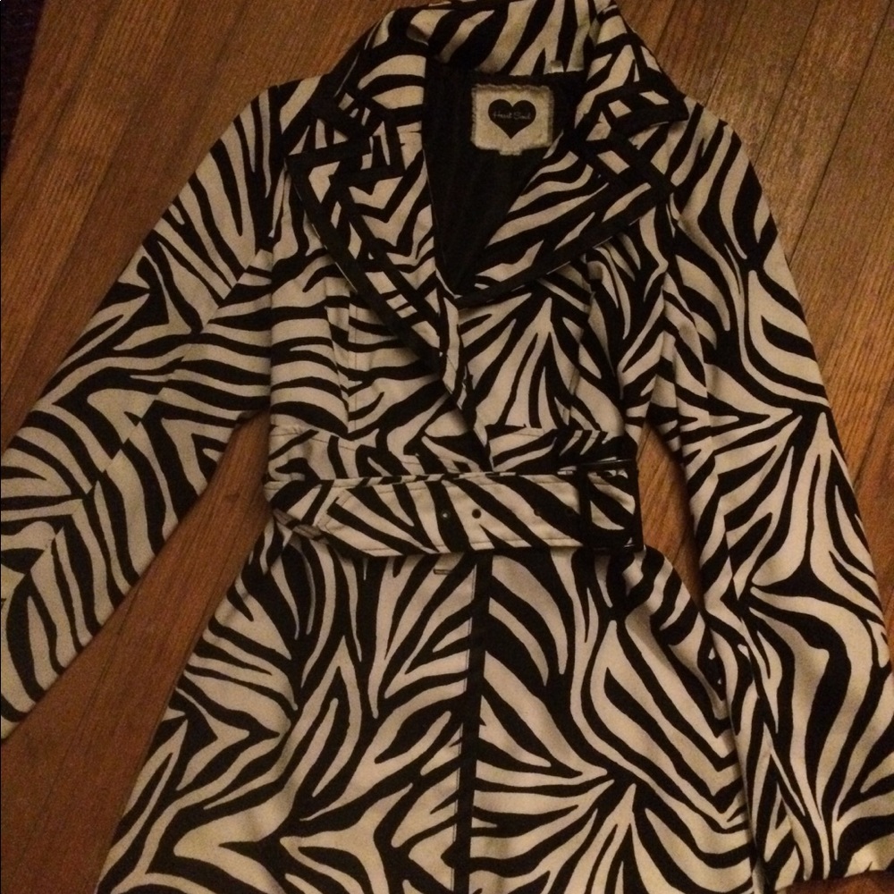Excellent condition zebra jacket