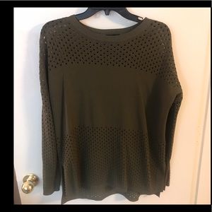 Topshop perforated sweater