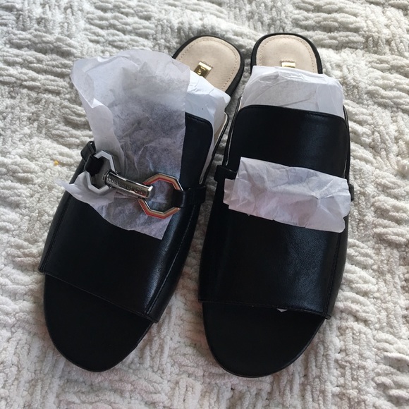 Louise et Cie Black Caila Flat Loafer Mule - Picture 3 of 8