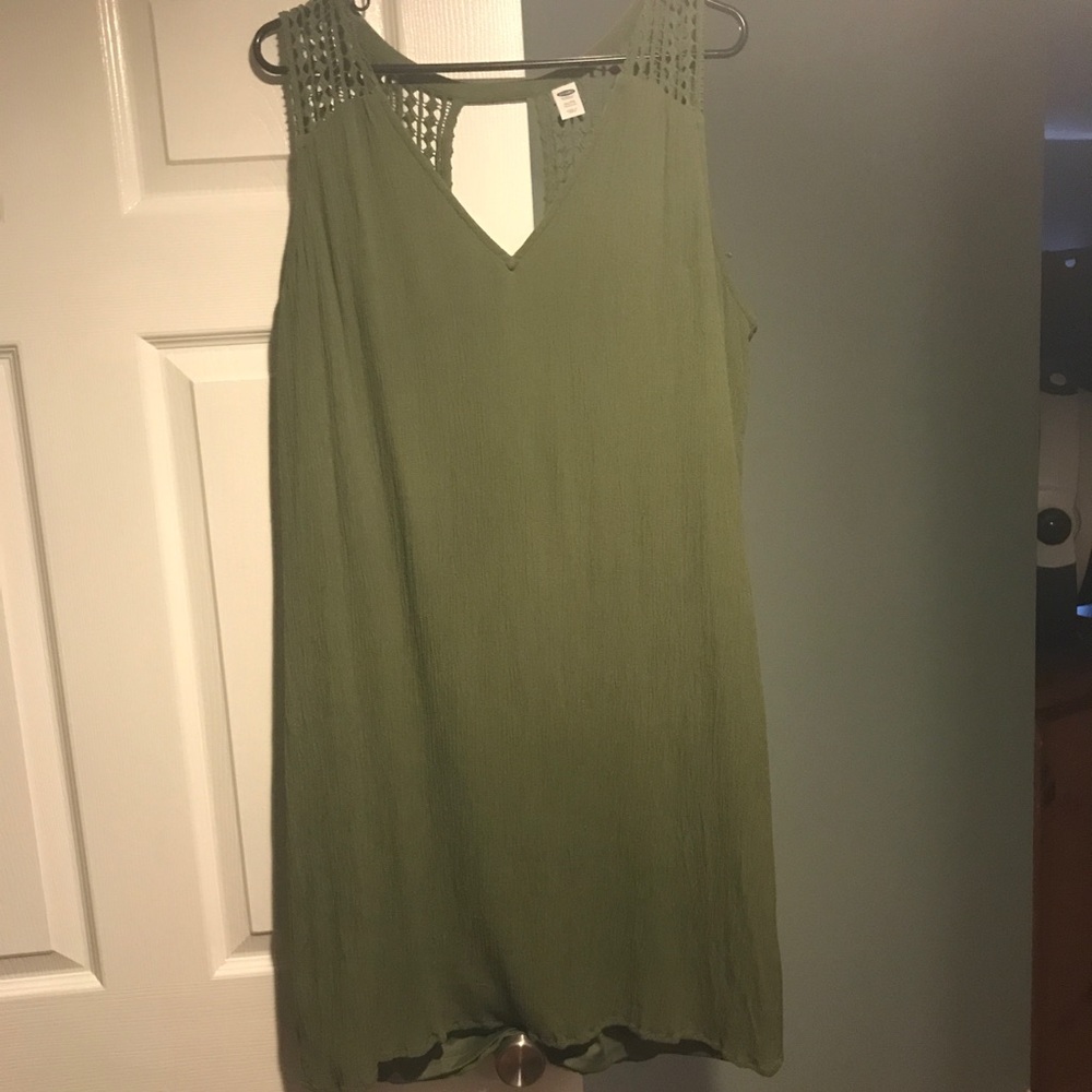 Green old navy dress