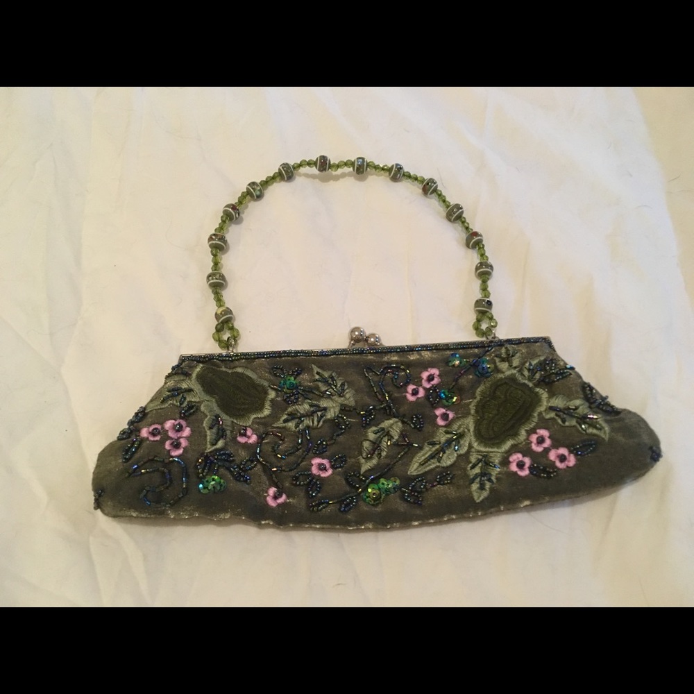 Fancy Green Mini Purse