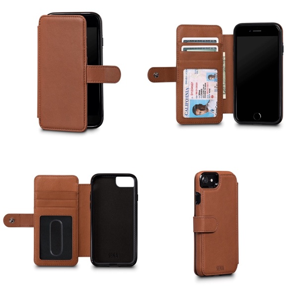 Sena Other - Sena Geniune Leather iPhone 6/6s/7/8 Wallet Case