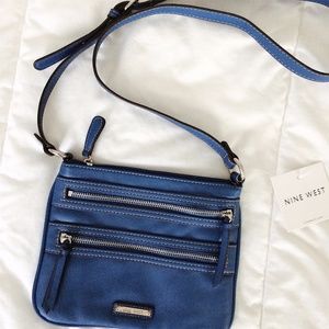 NWT Nine West 'Minnie' Cobalt Blue Crossbody Purse NWT Nine West 'Minnie' Cobalt Blue Crossbody Purse