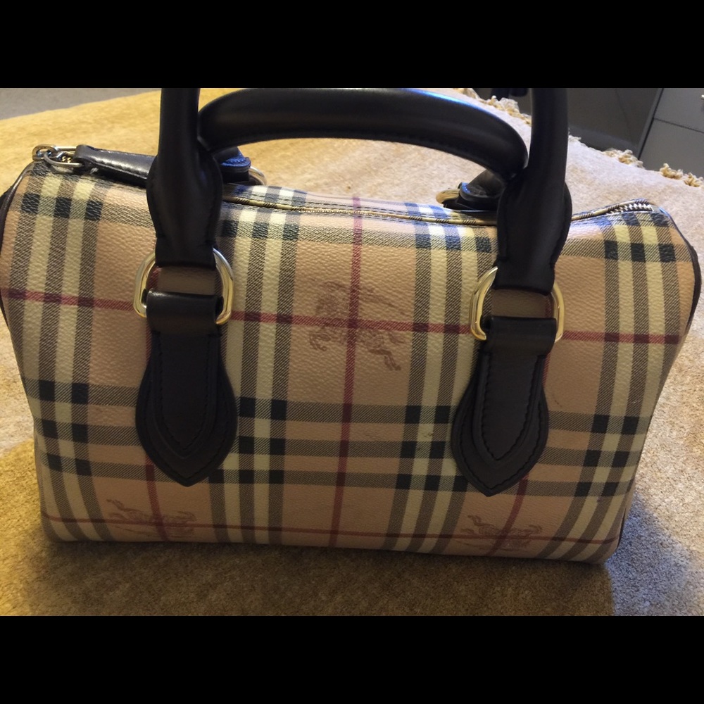 Burberry 3460094 Medium Haymarket Check Bowler Bag
