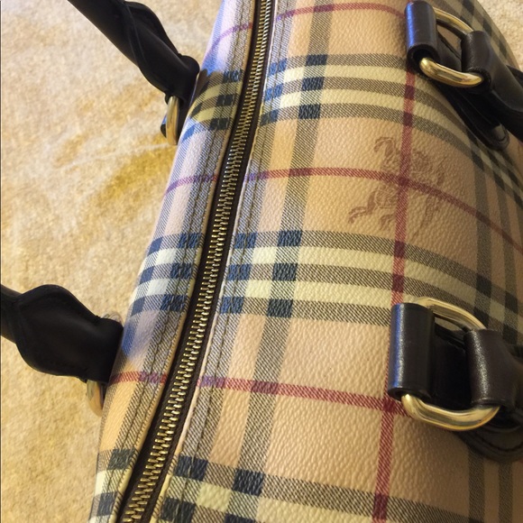 Burberry 3460094 Medium Haymarket Check Bowler Bag - Picture 2 of 8