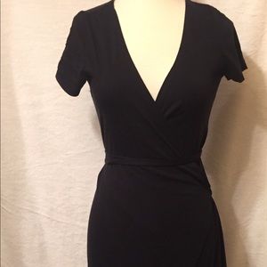 Thread 4 Thought black wrap dress