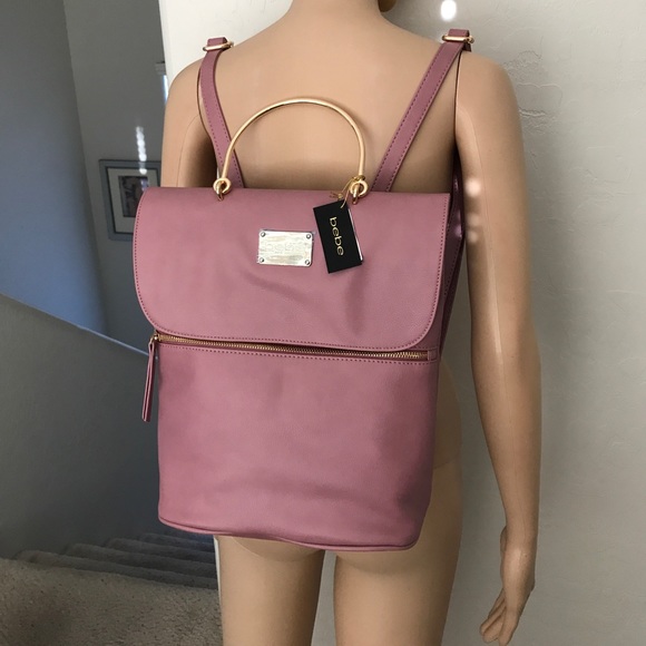 bebe Handbags - 🆕🎉 BEBE RING HANDLE BACKPACK in muave color