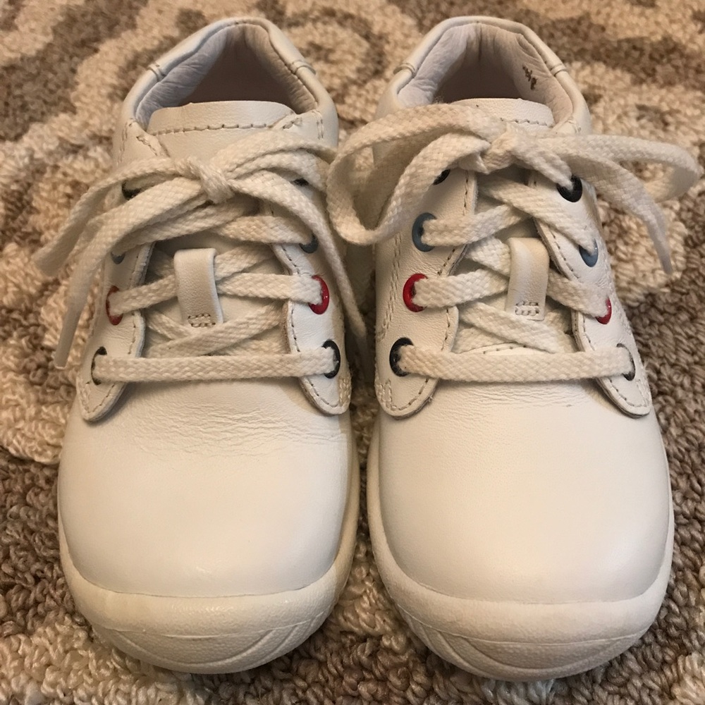 Stride Rite White Leather Shoes