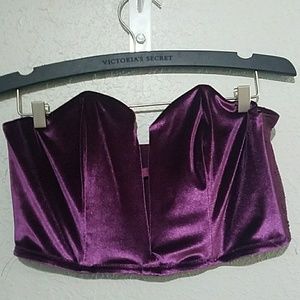 Velvet bralette