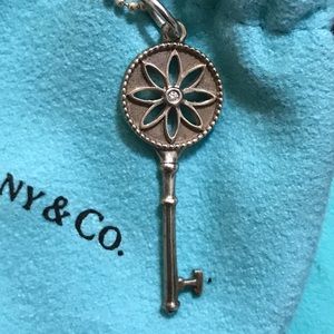 Authentic Tiffany Daisy Key with Diamond Authentic Tiffany Daisy Key with Diamond