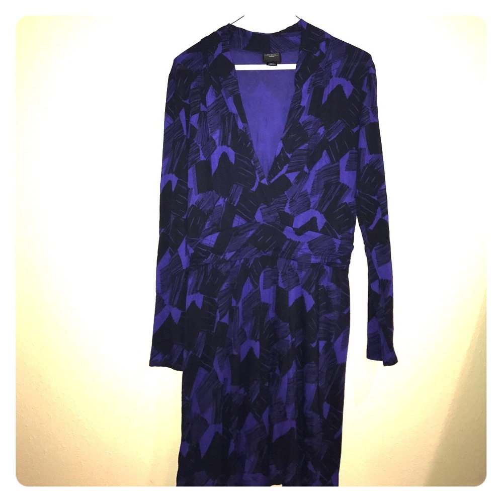 Anthropologie Deletta faux wrap dress