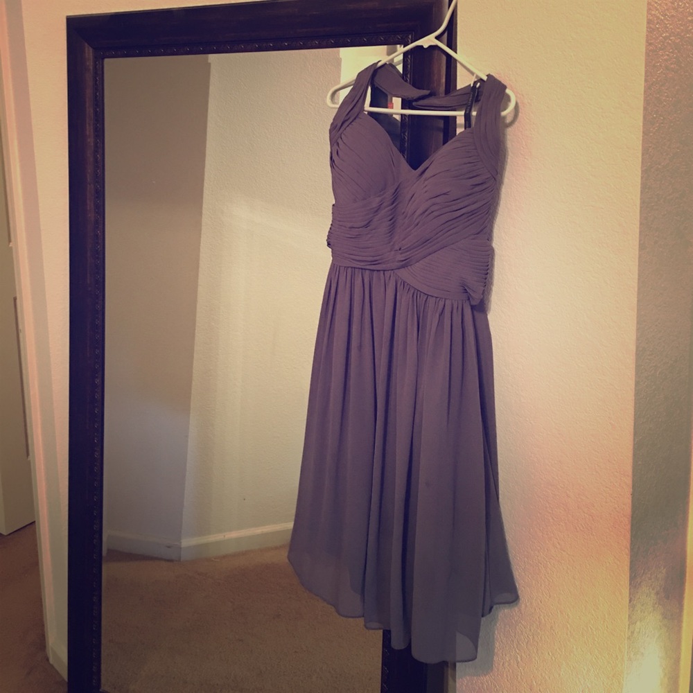 Bill Levkoff, Chiffon pewter, size 20