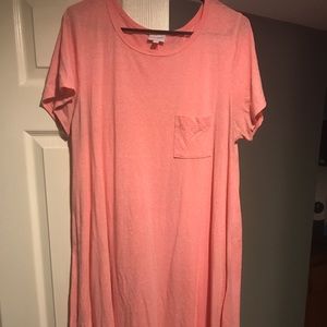 Pink lularoe Carly dress!