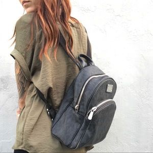 Black "MK" Michael Kors Backpack
