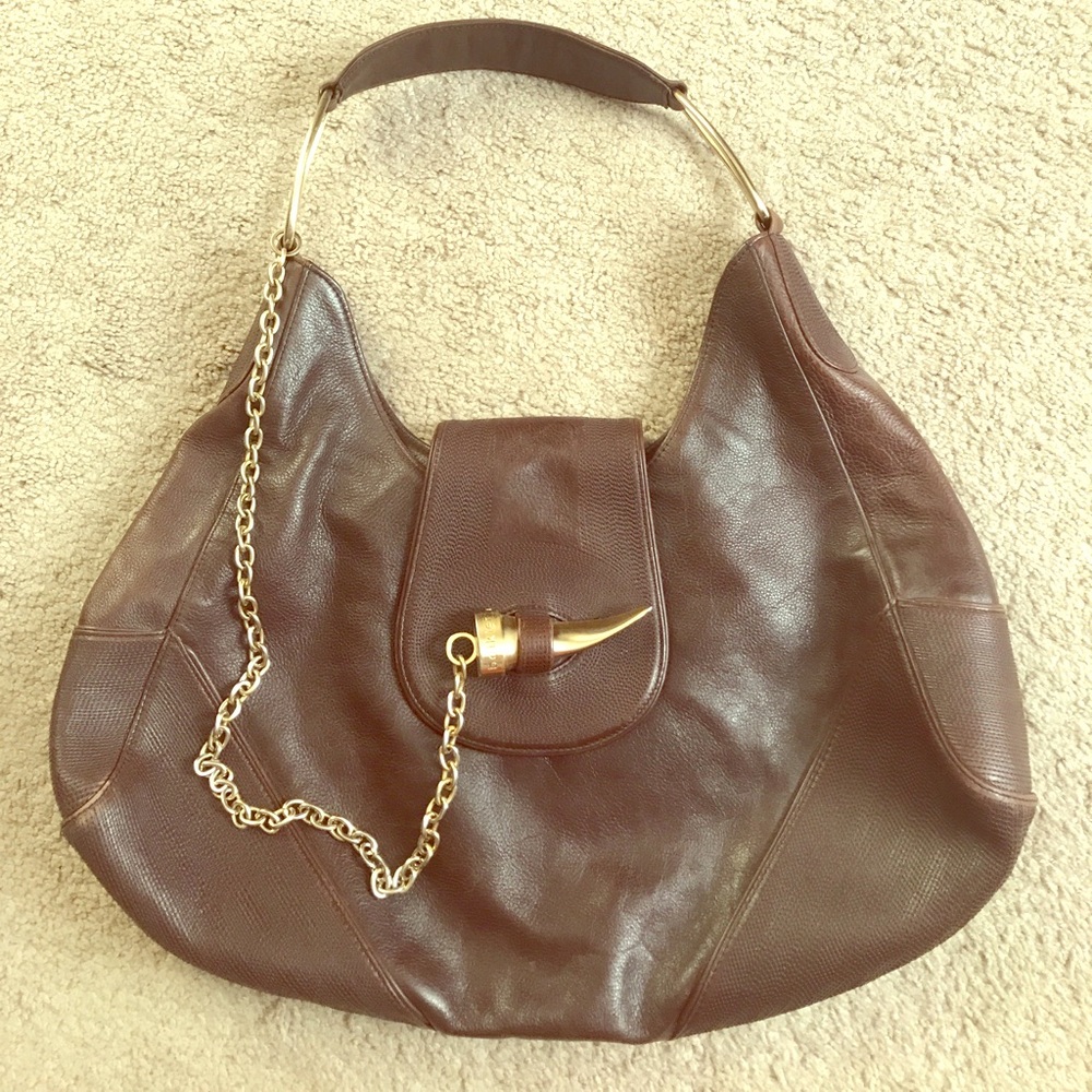 BOTKIER Brown Leather Hobo Bag