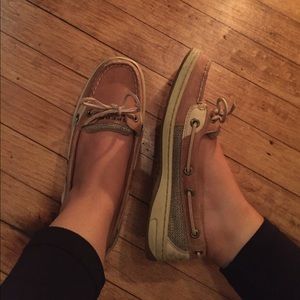 Tan Sperry Top-Siders