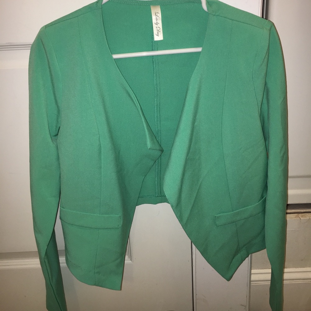 Cute Light Teal Blazer