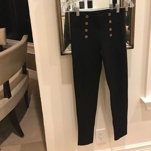 High waisted Zara buttoned leggings High waisted Zara buttoned leggings