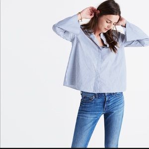 Madewell bell sleeve button up