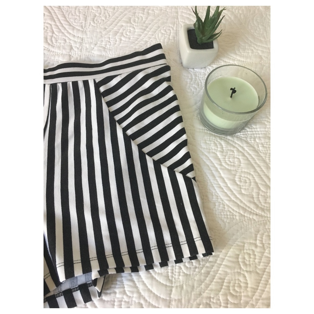 Black & White Shorts