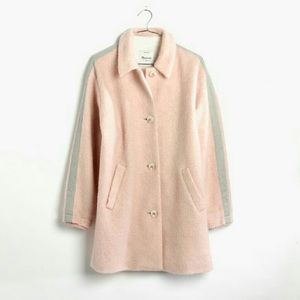 Pink Madewell Wool Coat