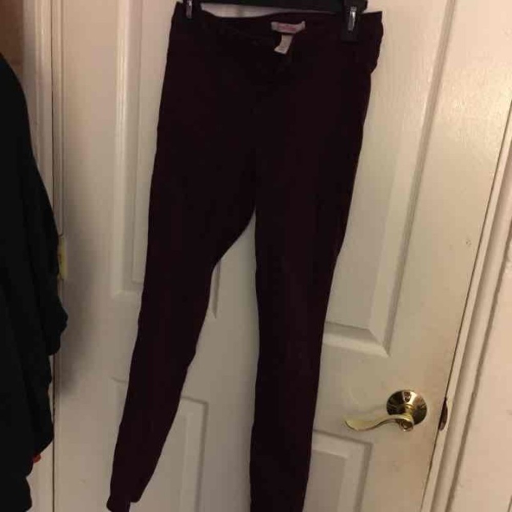 Purple jeans