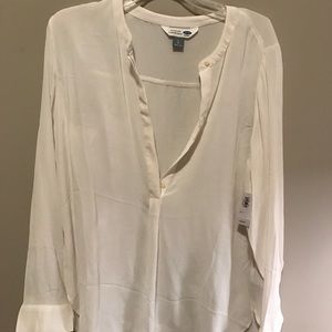 White chiffon blouse
